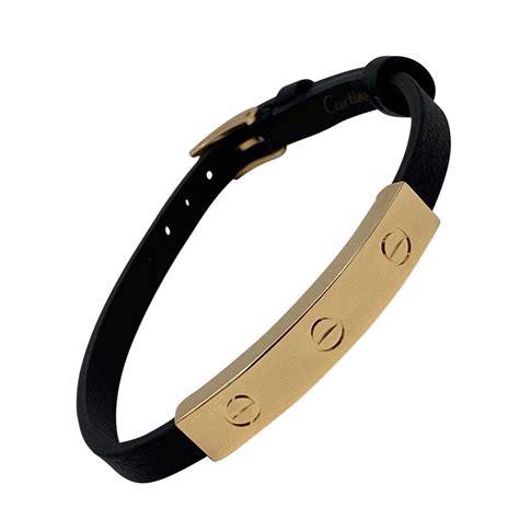 mens black cartier bracelet|genuine cartier bracelets.